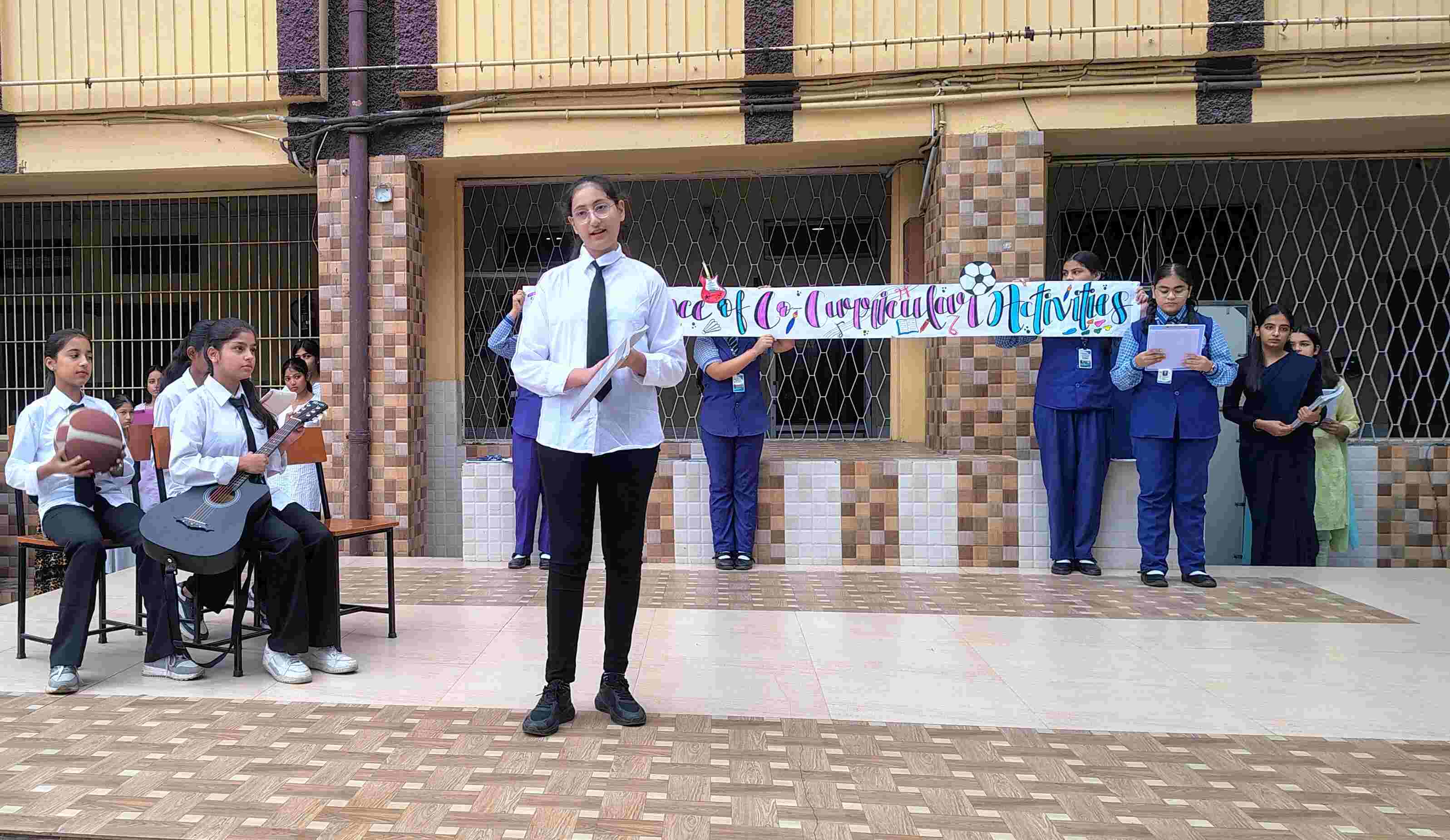 Role Play Assembly on “The Importance of Co-Curricular Activities”