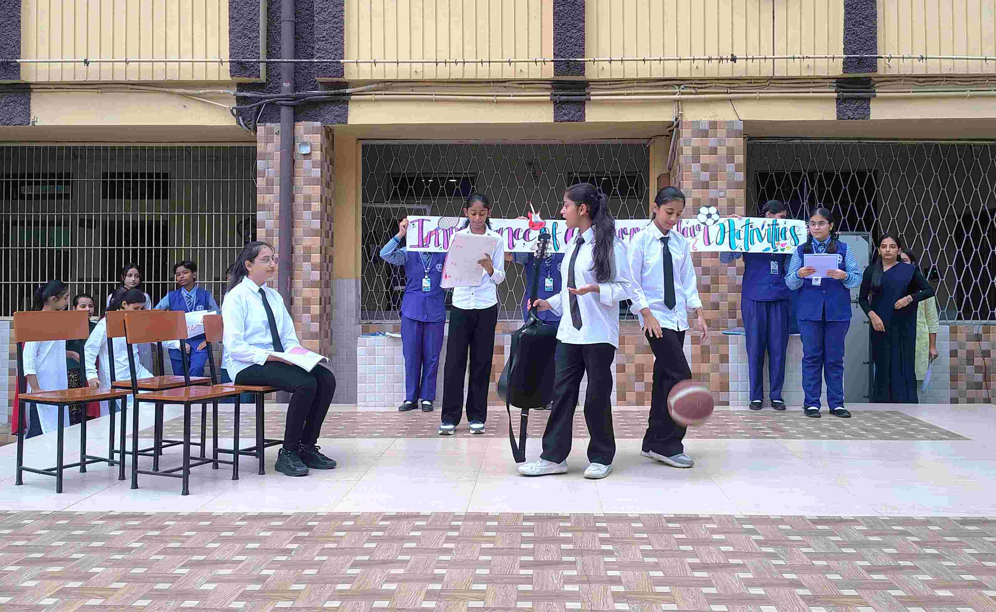 Role Play Assembly on “The Importance of Co-Curricular Activities”