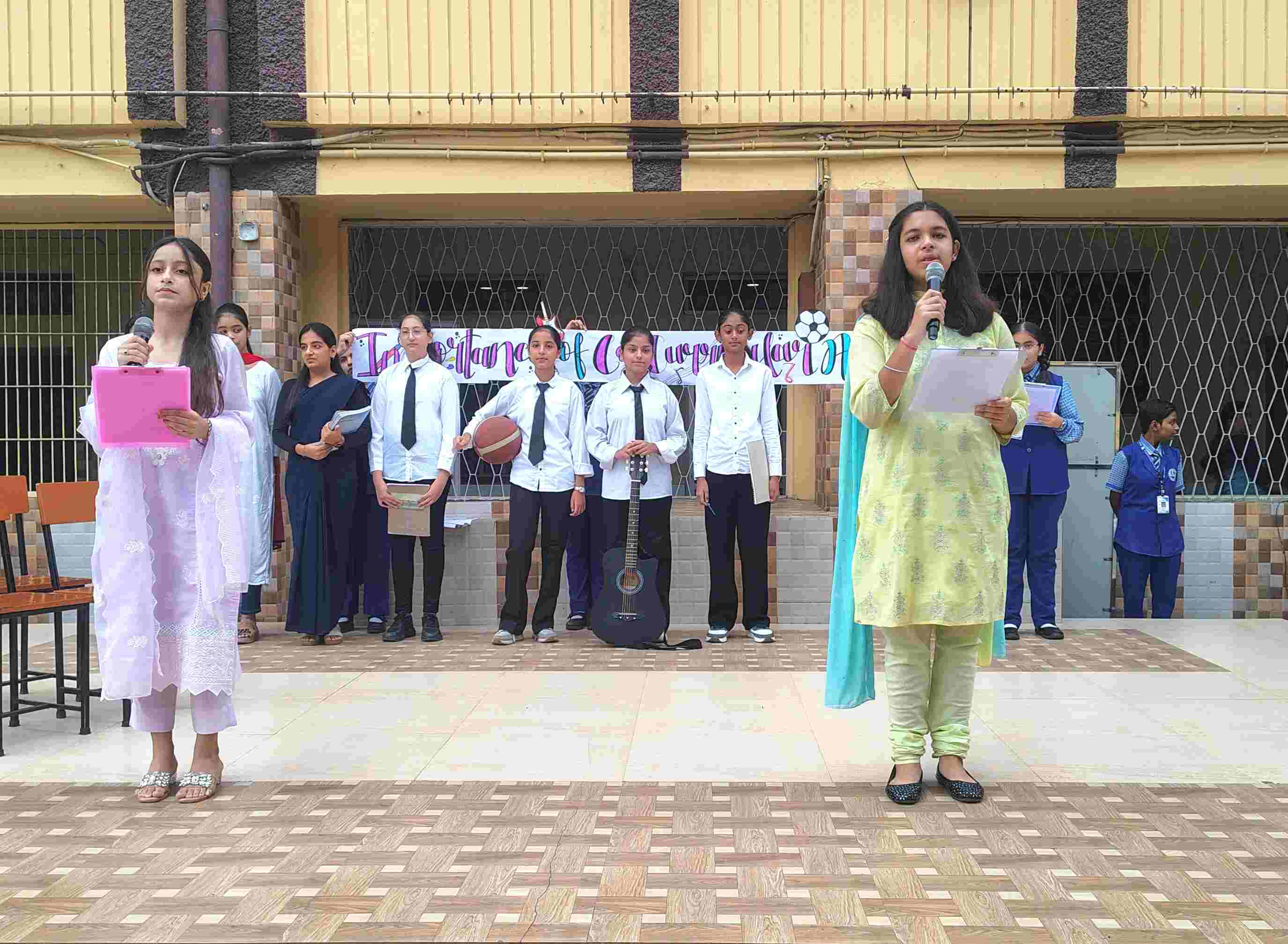 Role Play Assembly on “The Importance of Co-Curricular Activities”